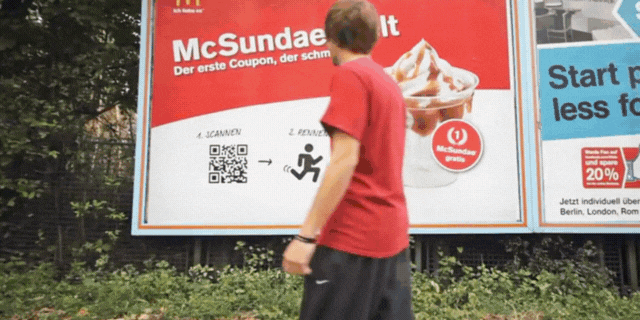 McDonald's — McSundae — Interactive OOH